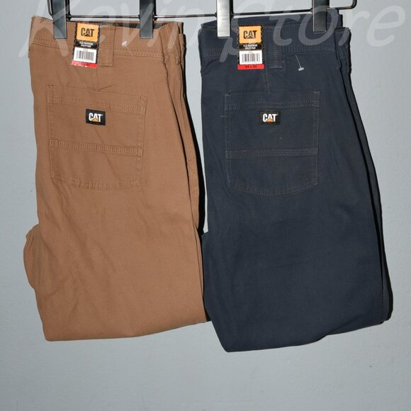 2 pairs‎ Caterpillar CAT men Flex Waistband utility work pants - Picture 1 of 7